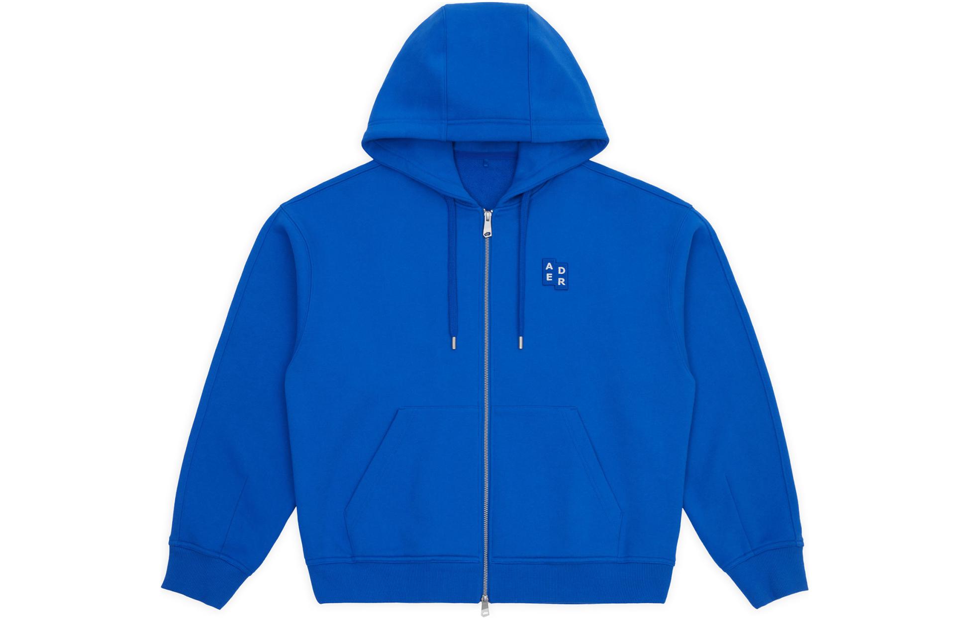 Order ADER ERROR Hoodie Zip-Up Oversized Unisex Biru BM42FYHD0401BL