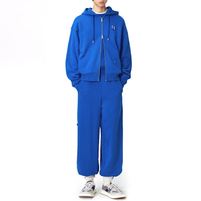 ADER ERROR Hoodie Zip-Up Oversized Unisex Biru BM42FYHD0401BL Shop ADER ERROR Hoodie Zip-Up Oversized Unisex Biru BM42FYHD0401BL