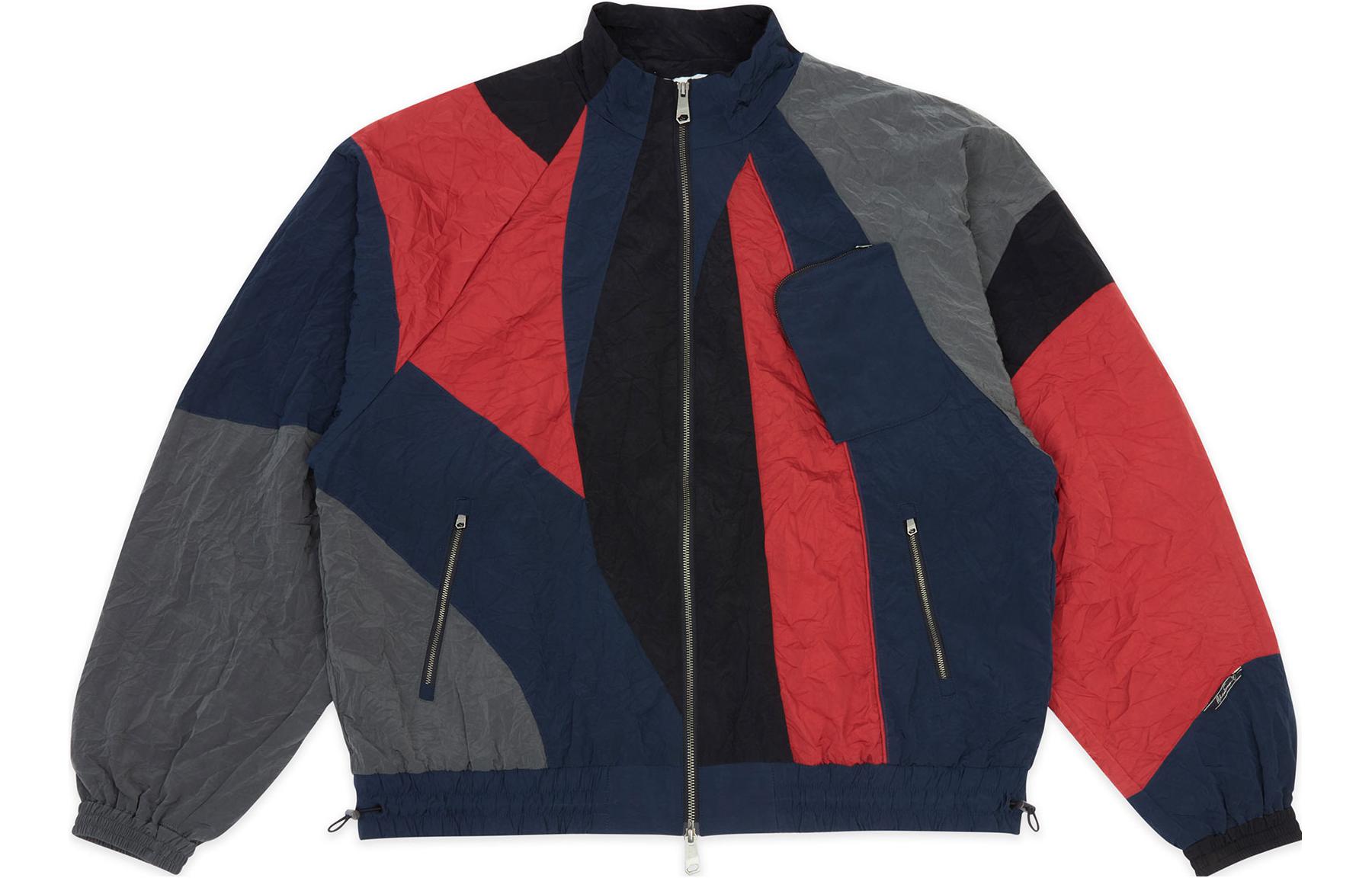 ADER ERROR Patchwork Zip-Up Jacket Unisex Multicolor BMADFWJK0405RD