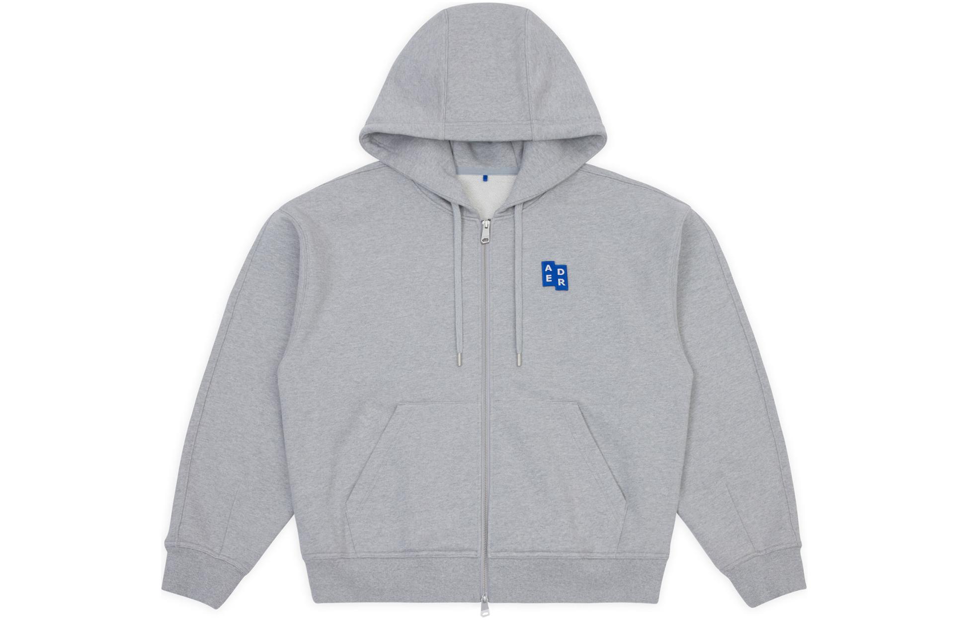 ADER ERROR Pocket Zipper Hoodie Unisex Grey BM42FYHD0401GR