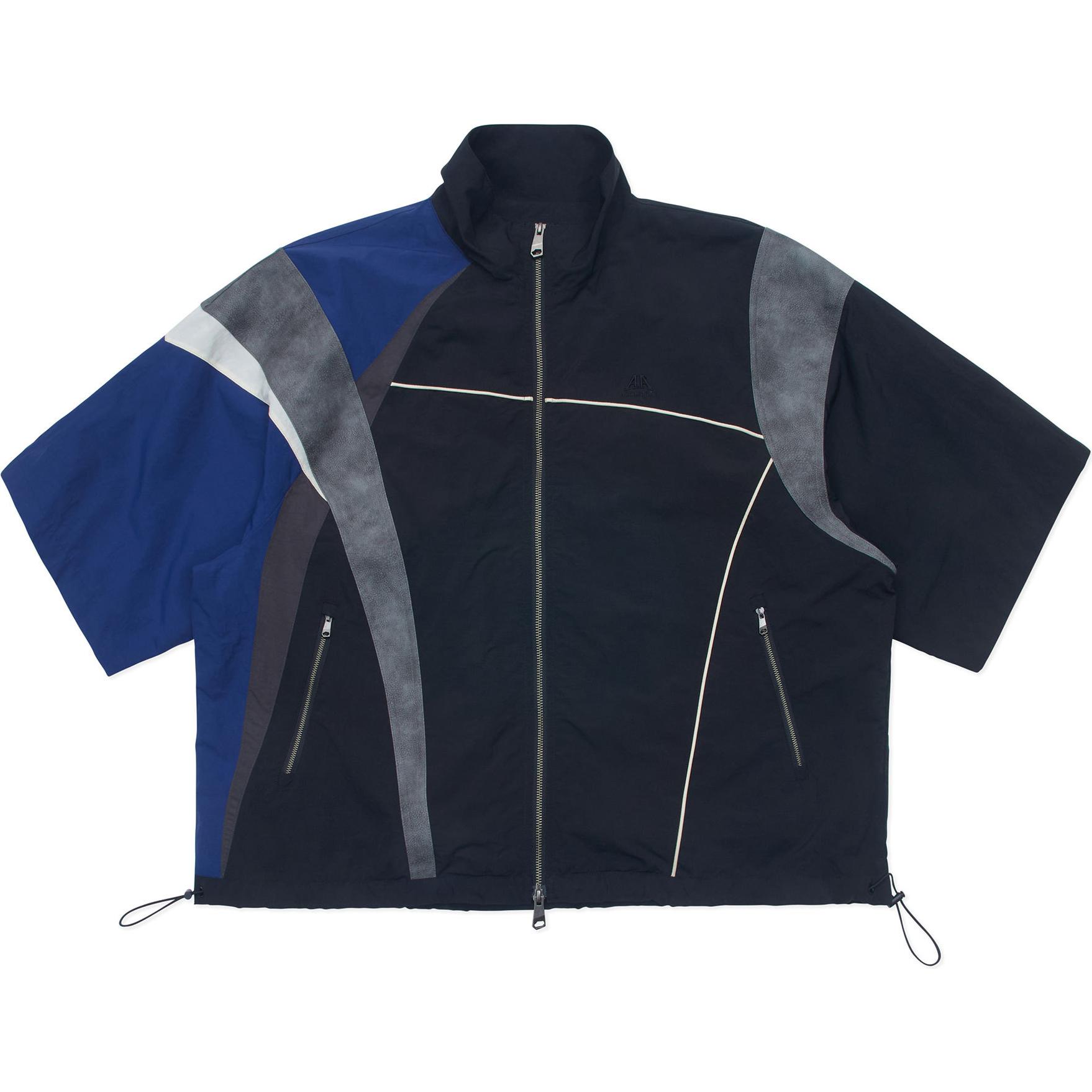 ADER ERROR Retro Colorblock Loose Fit Zip Jacket Black BN01SSJK0202BK