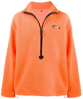 ADER ERROR Sherpa Fleece Pullover Unisex Orange Comfortable Solid Color Sweater FW20BTAFWLT03NONEON ADER ERROR Sherpa Fleece Pullover Unisex Orange Comfortable Solid Color Sweater FW20BTAFWLT03NONEON