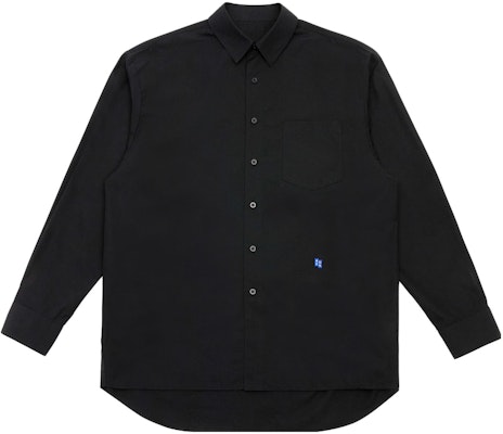 ADER ERROR 聯名中性黑色刺繡標籤長袖襯衫 BMSGFYSH0101BK Order ADER ERROR 聯名中性黑色刺繡標籤長袖襯衫 BMSGFYSH0101BK