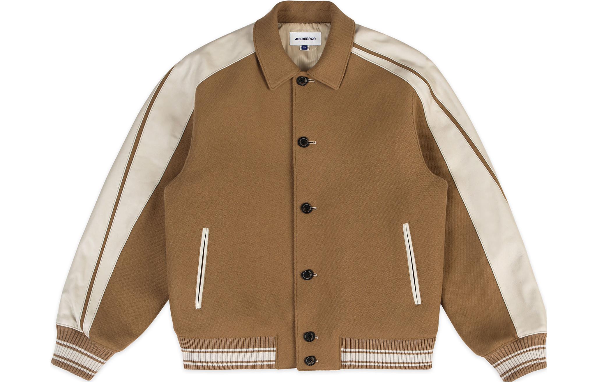 ADER ERROR Single-Breasted Raglan Sleeve Jacket Unisex Khaki BMADFWJK0501BG