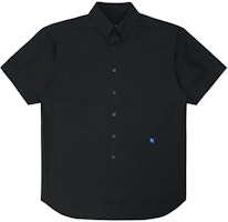 ADER ERROR Solid Color Single-Breasted Oversized Short-Sleeve Shirt Black BN42FYSH0202BK ADER ERROR Solid Color Single-Breasted Oversized Short-Sleeve Shirt Black BN42FYSH0202BK