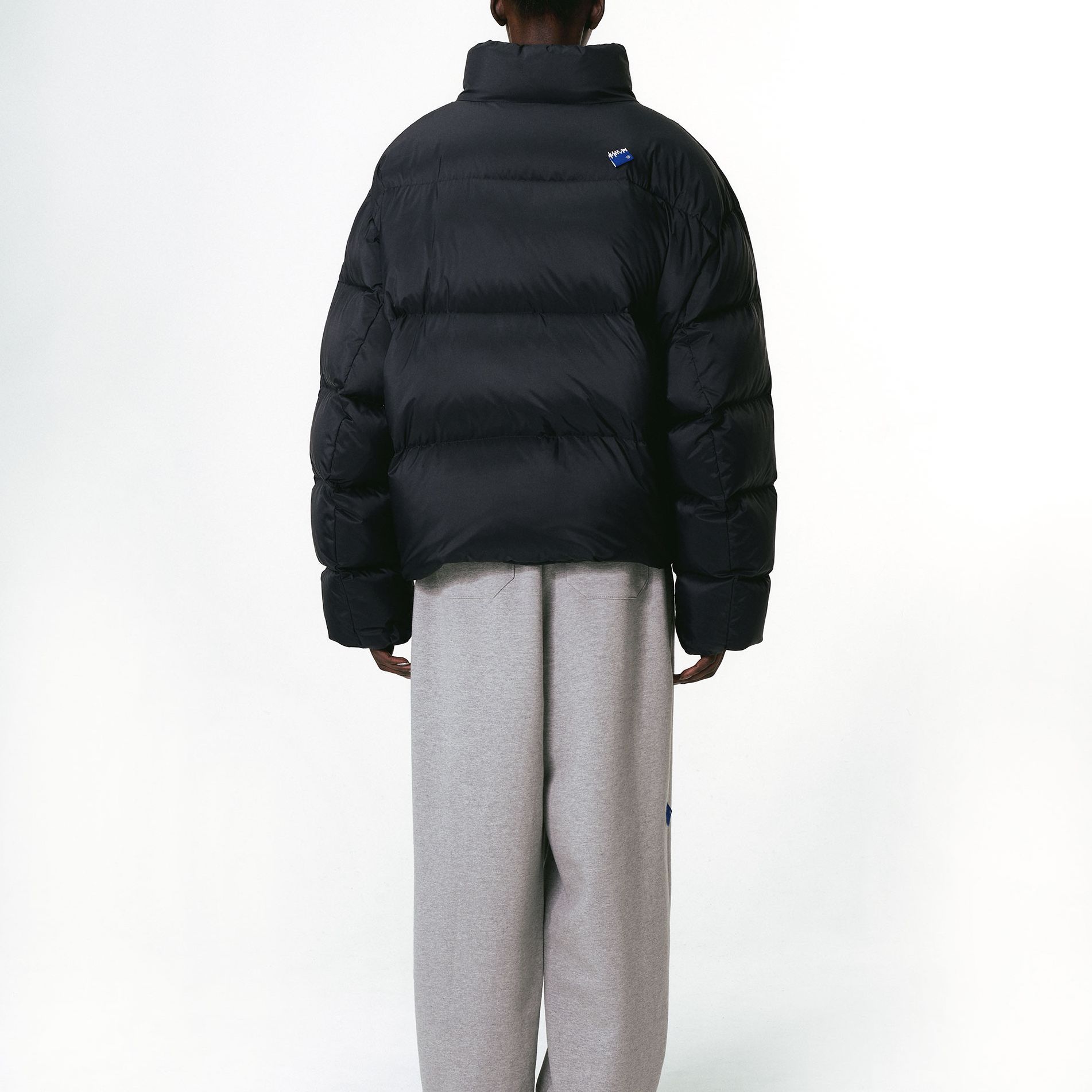 ADER ERROR Solid Color Zip-Up Down Jacket  Black BM42FYDW0104BK 圖 7