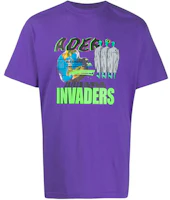 ADER ERROR Space Invaders Graphic Tee Unisex Purple 20ASSTO11PP1 ADER ERROR Space Invaders Graphic Tee Unisex Purple 20ASSTO11PP1