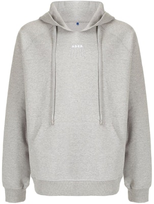 ADER ERROR SS21 标志刺绣连帽衫 男女同款 灰色 BKASSHD04GR Order ADER ERROR SS21 标志刺绣连帽衫 男女同款 灰色 BKASSHD04GR