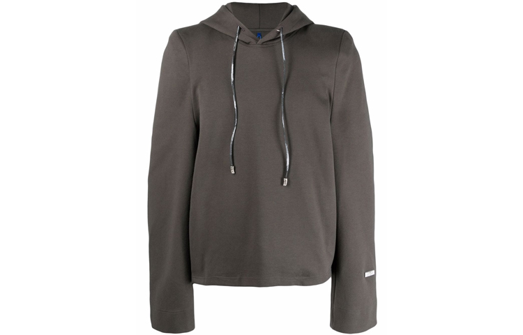 ADER ERROR SS21 Oversized Knit Hoodie Unisex Gray BKASSHD03CC