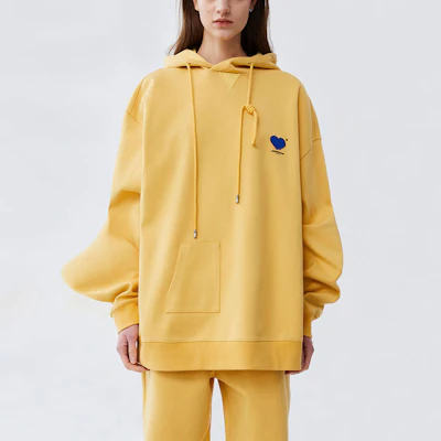 ADER ERROR SS22 Hoodie Double Heart Unisex Kuning BLASSHD03YL Purchase ADER ERROR SS22 Hoodie Double Heart Unisex Kuning BLASSHD03YL