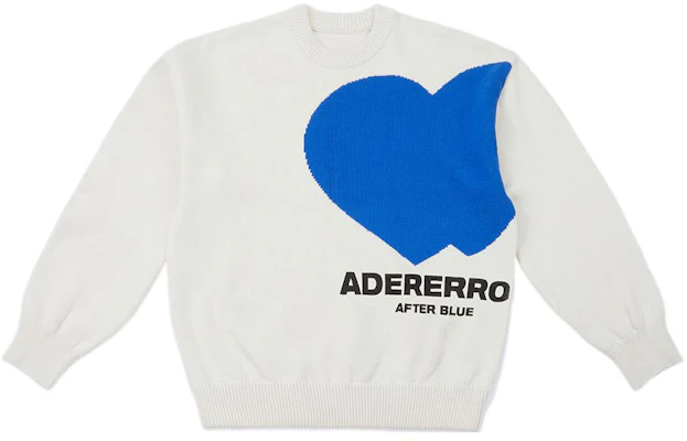 ADER ERROR SS22 Double Heart Logo Crewneck Knit Sweater Unisex White BLASSLK01WH Order ADER ERROR SS22 Double Heart Logo Crewneck Knit Sweater Unisex White BLASSLK01WH