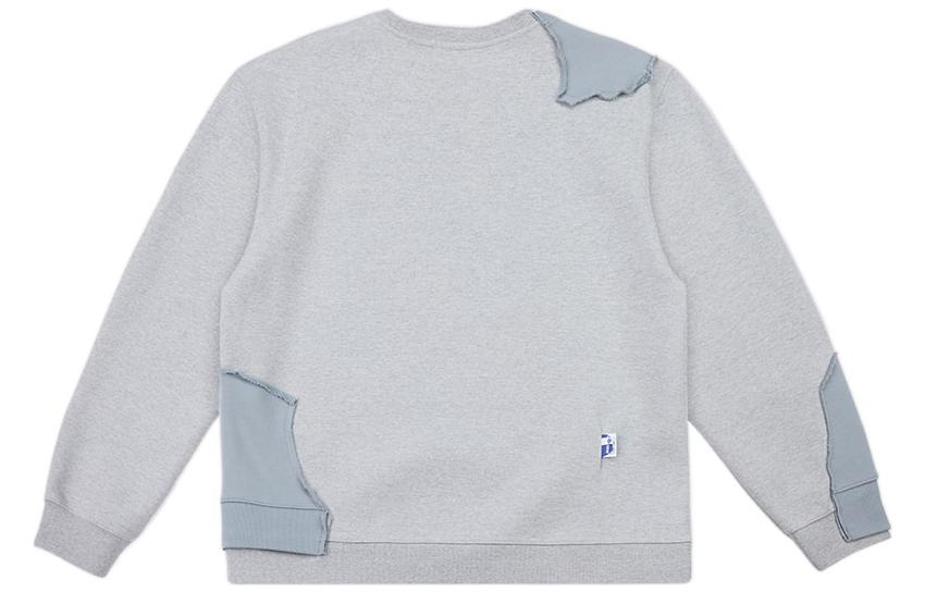 Lookbook ADER ERROR SS22 灰色拼接圆领卫衣 男女同款 - 灰色 BLASSSW04GR