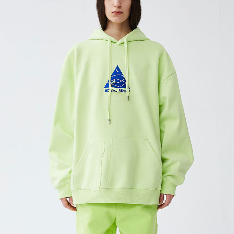 Purchase ADER ERROR SS22 Unisex Yellow-Green Cutout Patchwork Hoodie. BLASSHD01YG