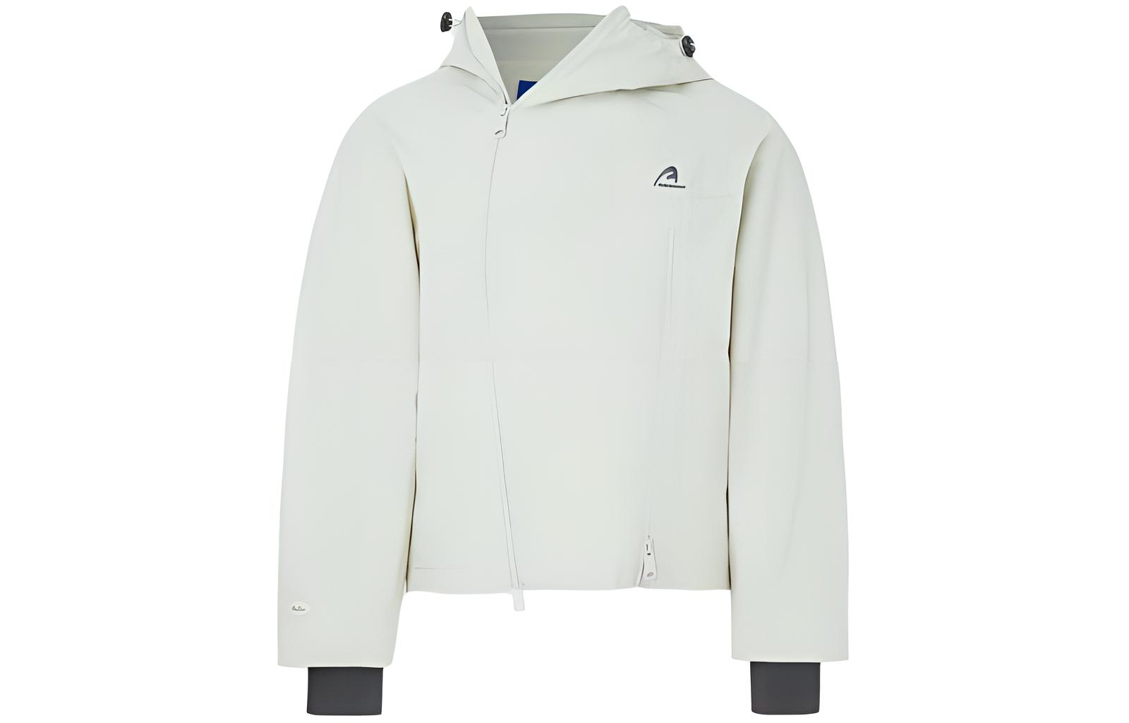 ADER ERROR SS23 Oversized Solid Color Hoodie Jacket Men’s Pale Yellow JVM1664355598720