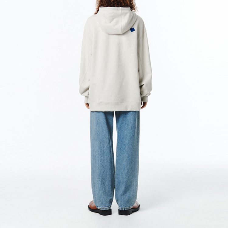 Purchase ADER ERROR SS23 标志刺绣连帽衫 中性 燕麦色 BMSGFYHD0101OT