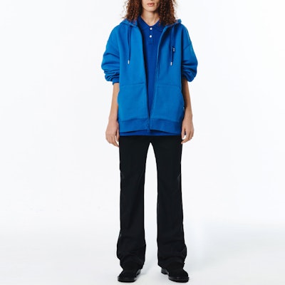 ADER ERROR SS23 Hoodie Zip Sulam Unisex - Biru. BMSGFYHD0401BL Shop ADER ERROR SS23 Hoodie Zip Sulam Unisex - Biru. BMSGFYHD0401BL