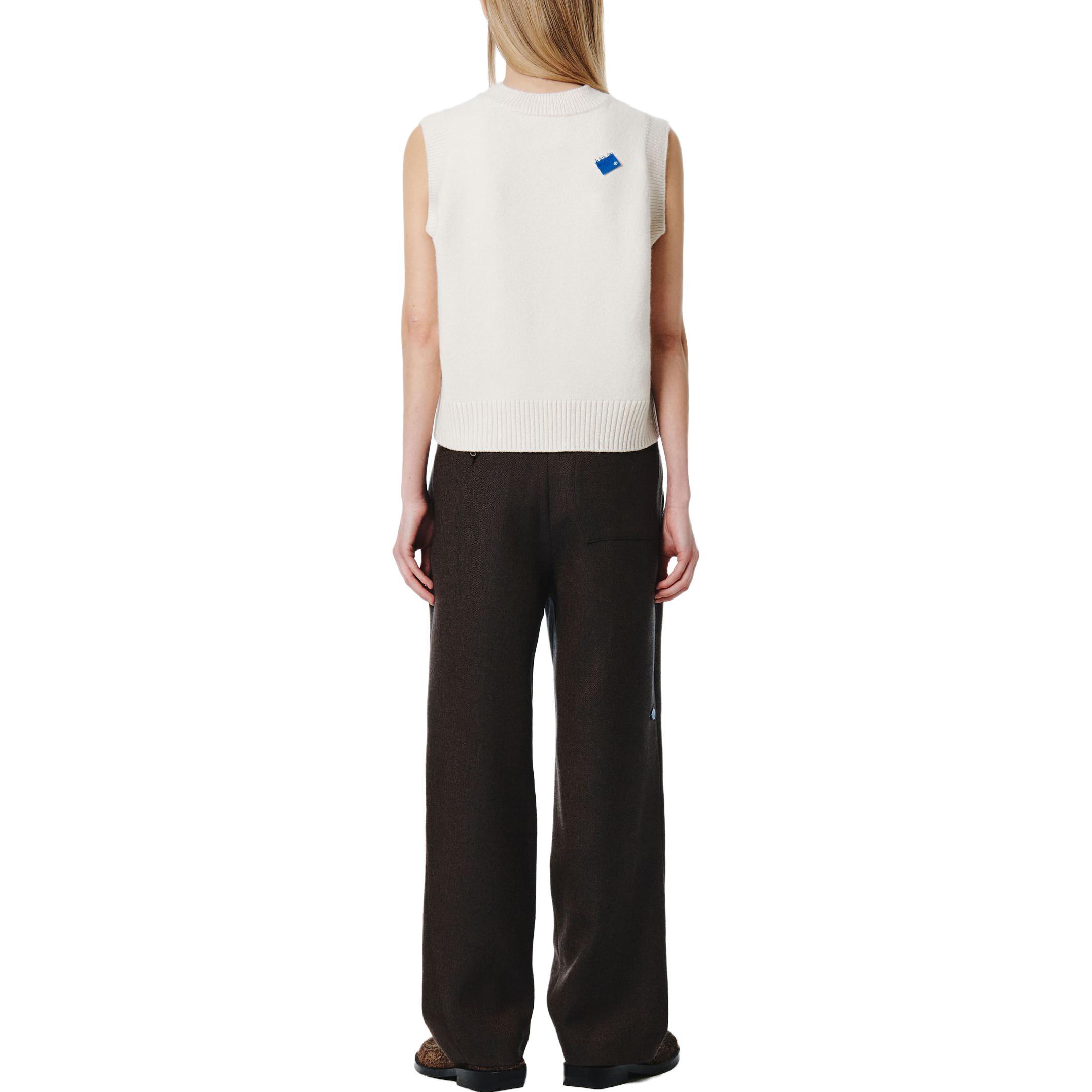 Purchase ADER ERROR SS23 Significant Knit Vest Oatmeal Unisex Sulam Tag ساده BMSGFYKT0201OT