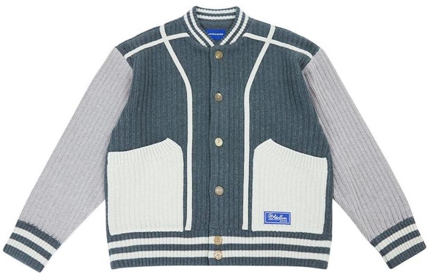 ADER ERROR Striped Printed Single-Breasted Jacket Unisex Grey BLAFWOC03GY Buy ADER ERROR Striped Printed Single-Breasted Jacket Unisex Grey BLAFWOC03GY