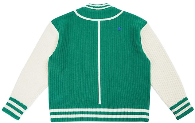 ADER ERROR 条纹印花单排扣夹克 男女同款 绿色 BLAFWOC03GR Lookbook ADER ERROR 条纹印花单排扣夹克 男女同款 绿色 BLAFWOC03GR