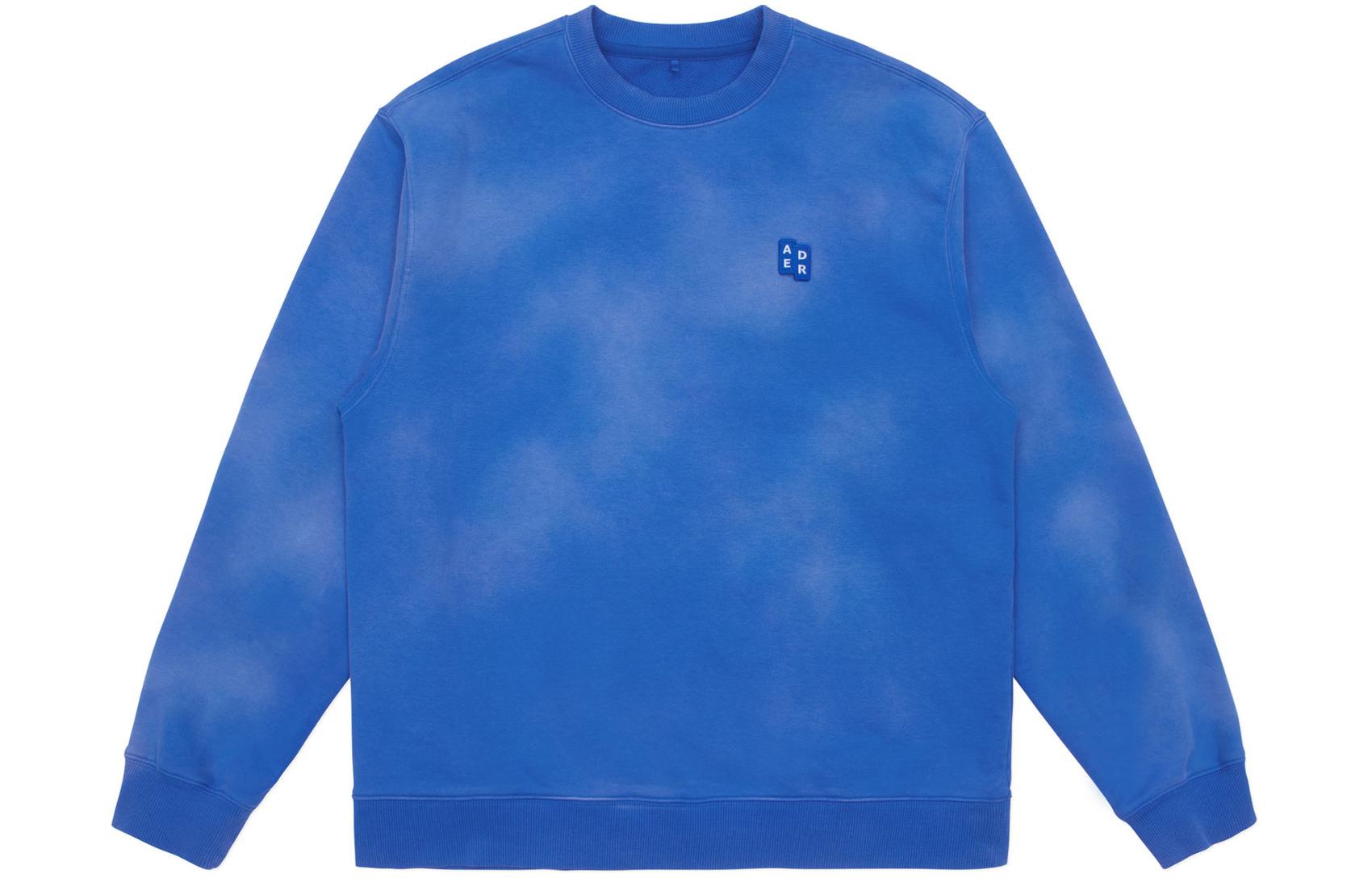 ADER ERROR Tie-Dye Oversized Crewneck Sweatshirt Blue - . BM42SW0110BL