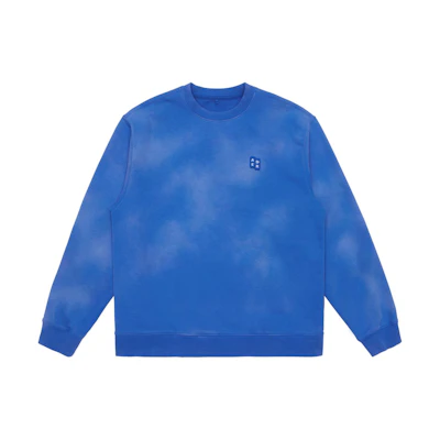 ADER ERROR Tie-Dye Oversized Crewneck Sweatshirt Blue - . BM42SW0110BL