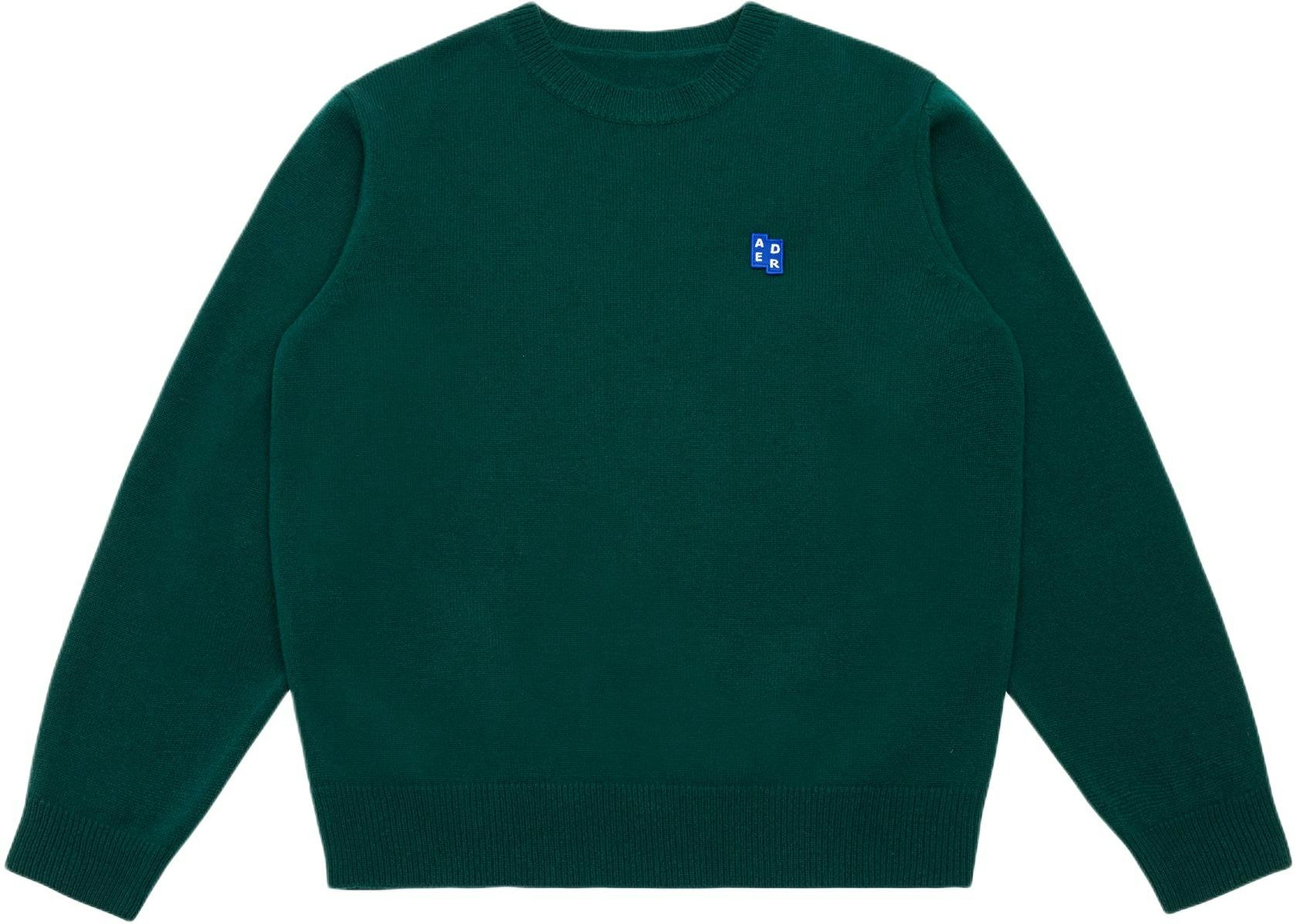 ader-error-unisex-green-crewneck-pullover-sweater-long-sleeve-bmsgfykt-0101-gn