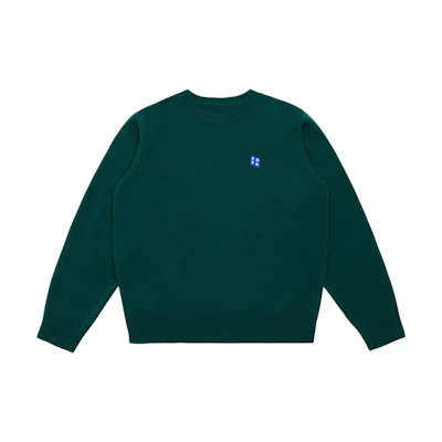 ADER ERROR Unisex Green Crewneck Pullover Sweater Long Sleeve BMSGFYKT0101GN