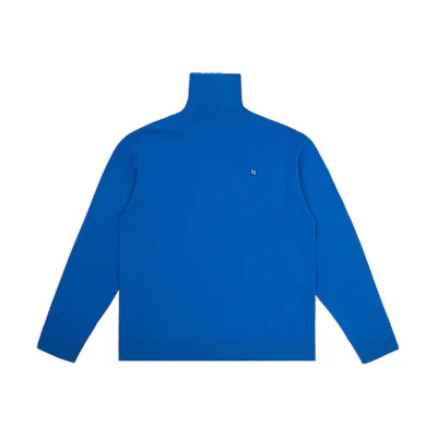ADER ERROR Unisex High-Neck Knit Cashmere Sweater Blue BM42FYKT0401BL