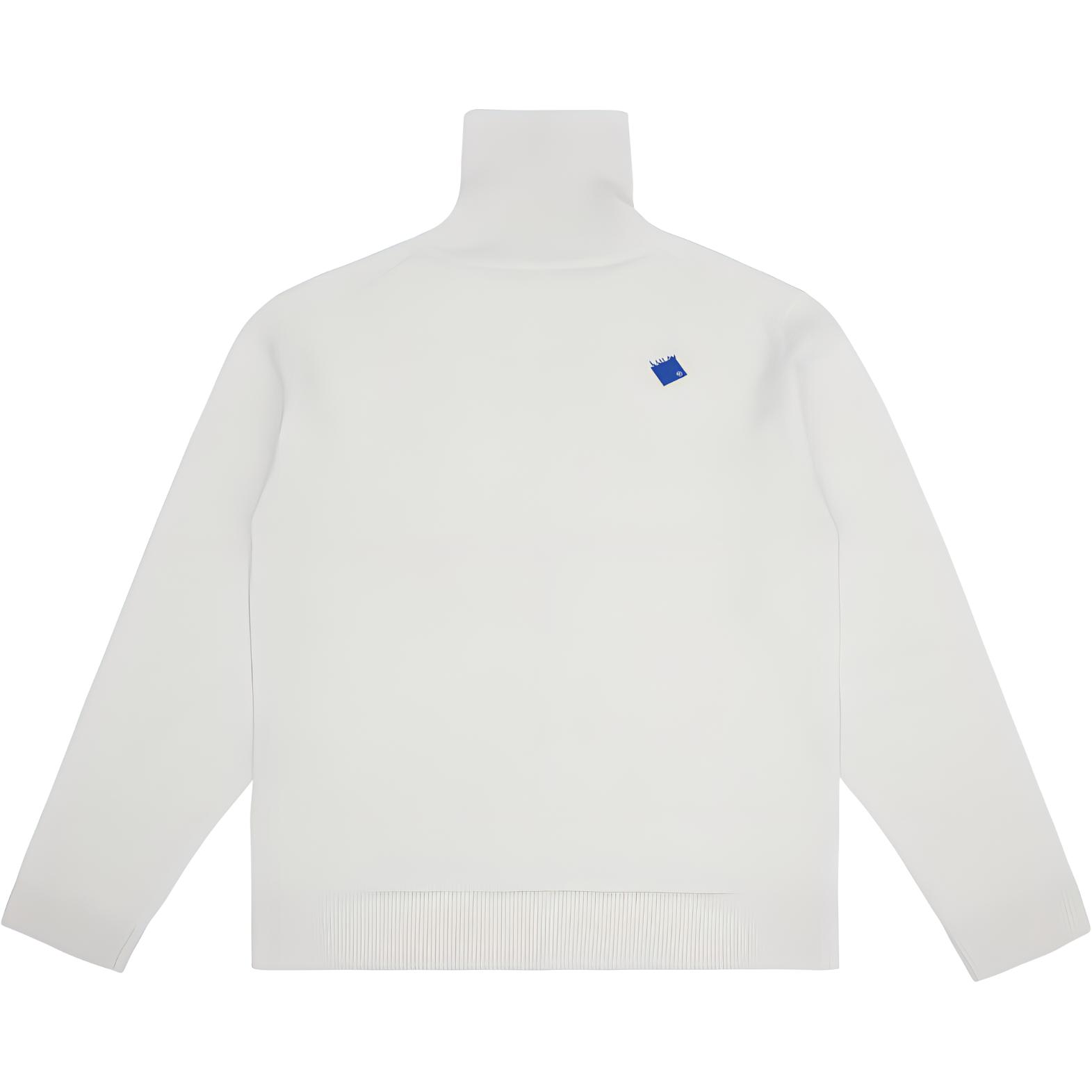 Lookbook ADER ERROR 男女同款高领羊绒针织衫象牙色毛衣 BM42FYKT0401IV