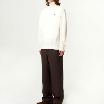 ADER ERROR 男女同款高领羊绒针织衫象牙色毛衣 BM42FYKT0401IV Details for ADER ERROR 男女同款高领羊绒针织衫象牙色毛衣 BM42FYKT0401IV