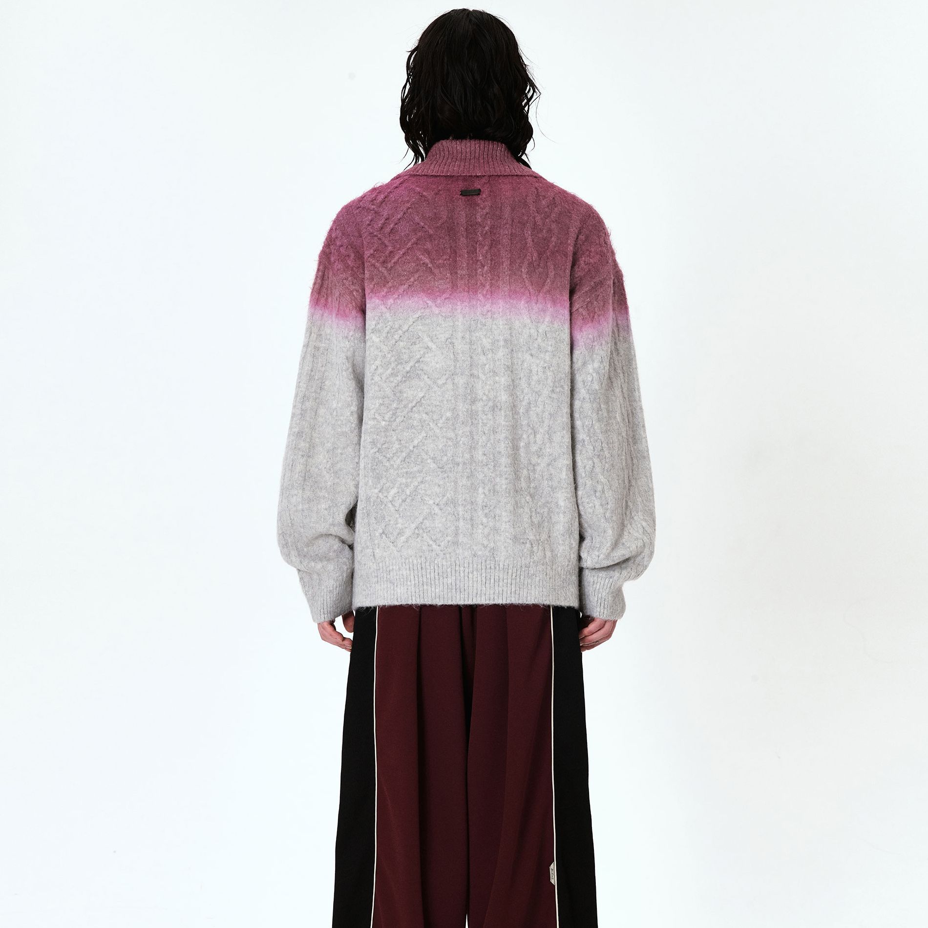 Purchase ADER ERROR 男女毛織染色質感套頭毛衣 灰色 BMADFWKT0101GR