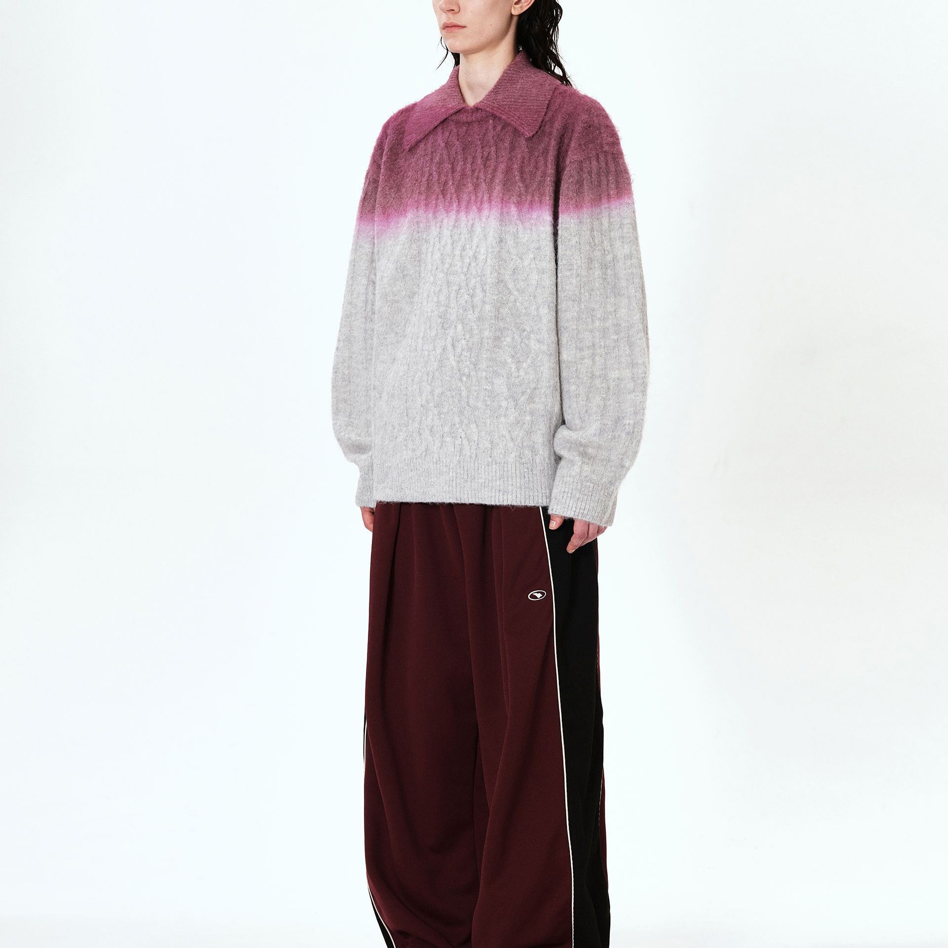 Details for ADER ERROR 男女毛織染色質感套頭毛衣 灰色 BMADFWKT0101GR