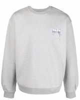 ADER ERROR Unisex Pullover Sweatshirt Grey with Solid Logo Print AW21BKAFWSW01GRGREY ADER ERROR Unisex Pullover Sweatshirt Grey with Solid Logo Print AW21BKAFWSW01GRGREY