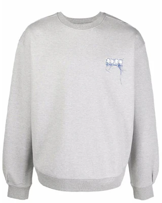ADER ERROR 男女同款灰色纯色标志印花套头卫衣 AW21BKAFWSW01GRGREY Buy ADER ERROR 男女同款灰色纯色标志印花套头卫衣 AW21BKAFWSW01GRGREY