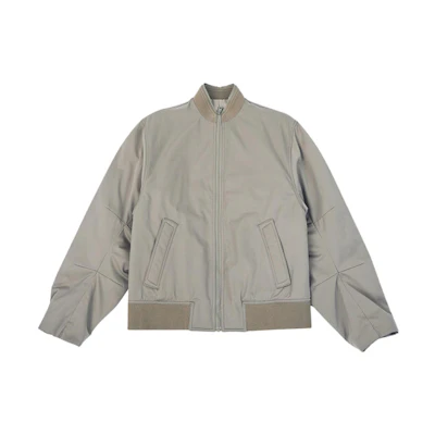 ADER ERROR Unisex Solid Color Zip-Up Jacket - Grey BKAFWJP07KK