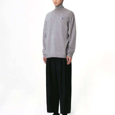 ADER ERROR Baju Sejuk Cashmere Leher Tinggi Unisex Kelabu BM42FYKT0401GR Details for ADER ERROR Baju Sejuk Cashmere Leher Tinggi Unisex Kelabu BM42FYKT0401GR