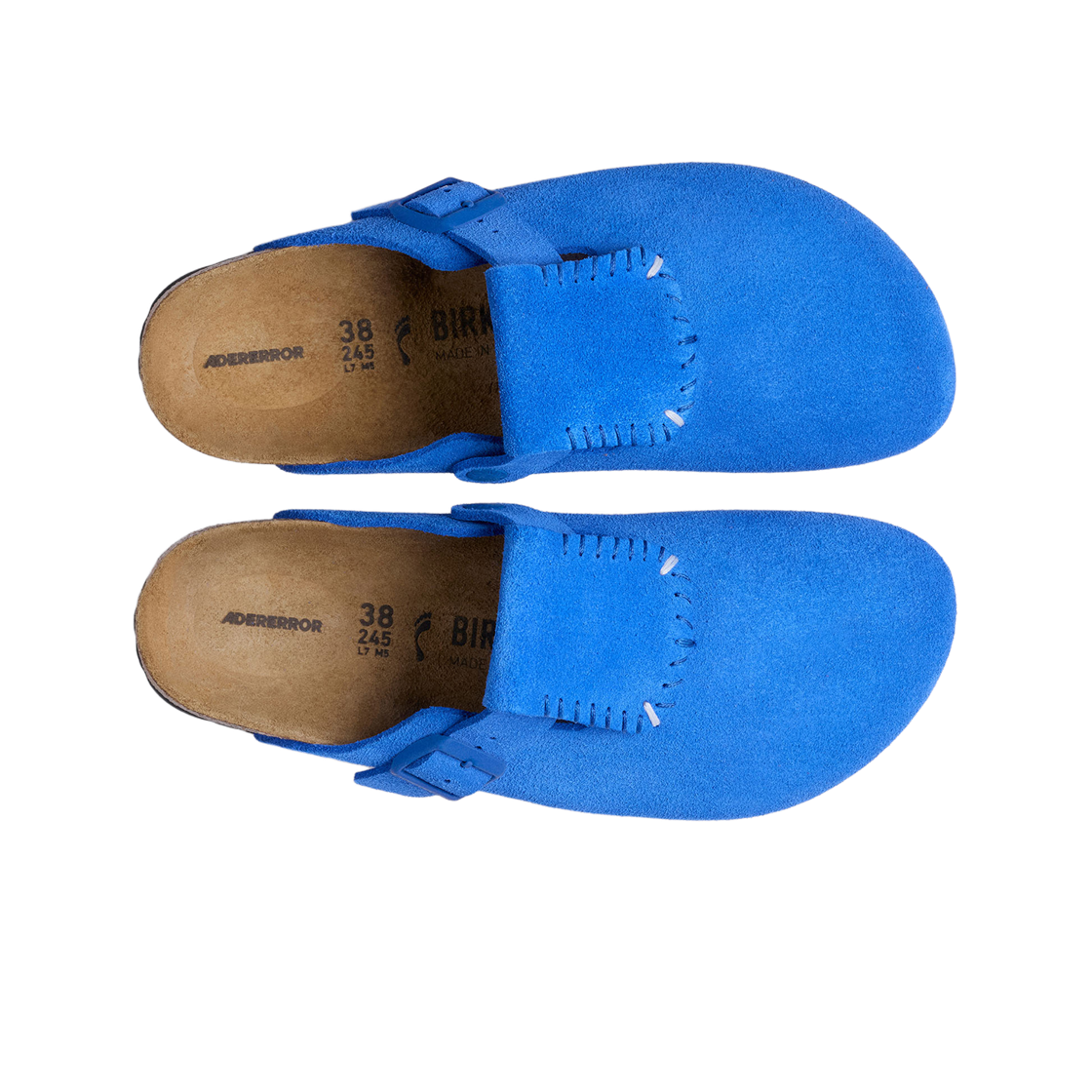 Order ADER ERROR x Birkenstock Boston 拼接拖鞋 ''蓝色'' /1033767 1033806