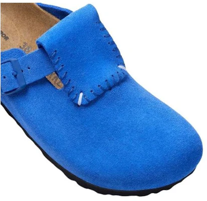 ADER ERROR x Birkenstock Boston 拼接拖鞋 ''蓝色'' /1033767 1033806 Shop ADER ERROR x Birkenstock Boston 拼接拖鞋 ''蓝色'' /1033767 1033806