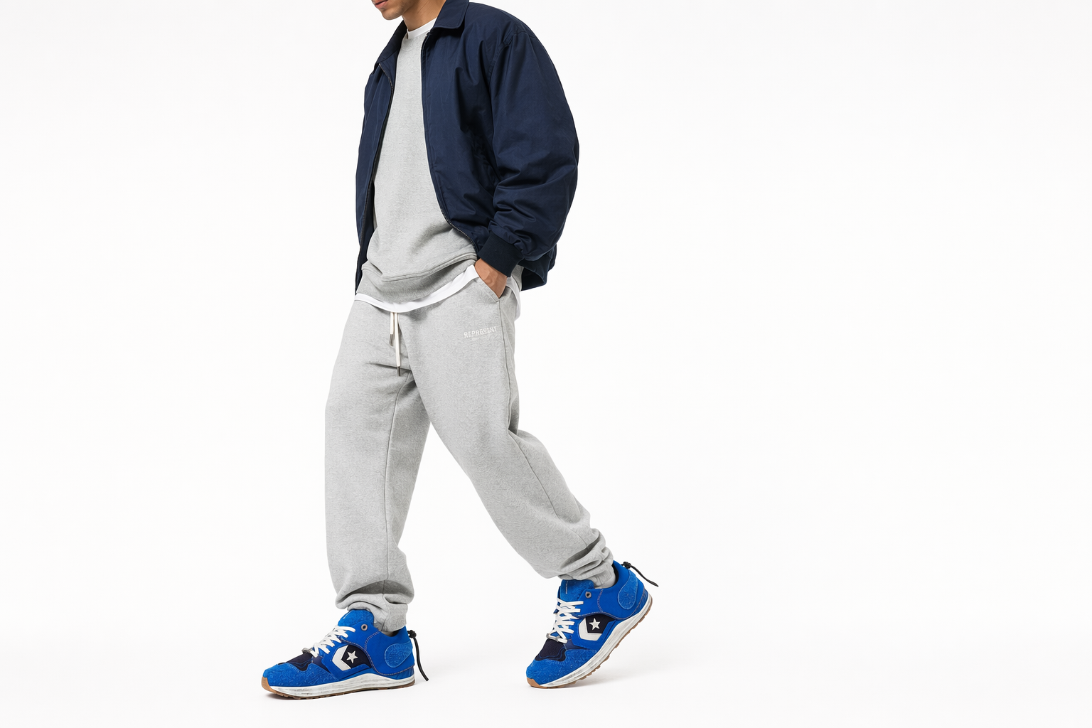 Order Ader Error x Converse Wave Trainer ''Bleu Blanc Antique Tofu'' A14290C
