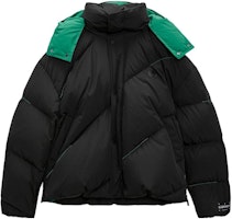 ADER ERROR x ZARA Colorblock Detachable Hood Puffer Jacket Unisex Black. 0518048800 ADER ERROR x ZARA Colorblock Detachable Hood Puffer Jacket Unisex Black. 0518048800