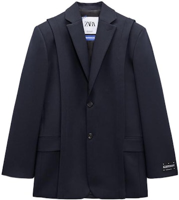 ADER ERROR x ZARA CYCLE A TO Z Blazer Biru Navy Lengan Panjang Uniseks. 2003611401 Buy ADER ERROR x ZARA CYCLE A TO Z Blazer Biru Navy Lengan Panjang Uniseks. 2003611401