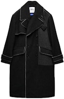 ADER ERROR x ZARA Double-Breasted Minimalist Coat Unisex Collab Edition. 2035-856 ADER ERROR x ZARA Double-Breasted Minimalist Coat Unisex Collab Edition. 2035-856