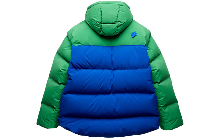 Lookbook ADER ERROR x ZARA FW21 Jaket Puffer Colorblock Unisex Hooded Down. 0518-050