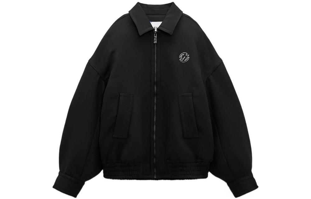 ADER ERROR ZARA FW22 Black Unisex Solid Color Collared Jacket 2002496800