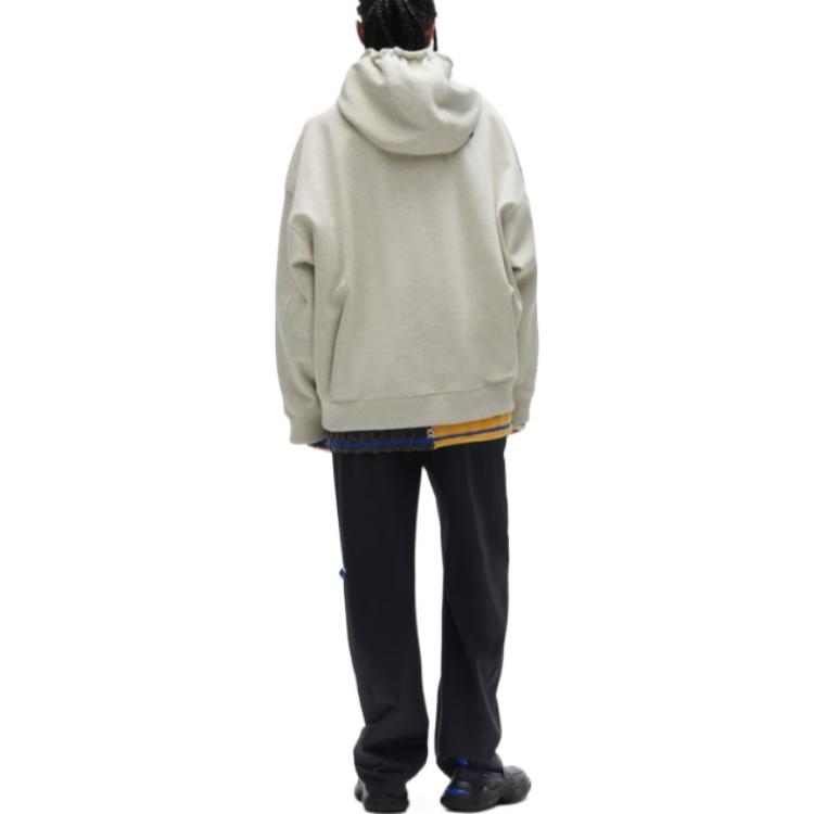 ADER ERROR ZARA FW22 Embroidered Graphic Pullover Hoodie Unisex Grey 264007802 圖 5