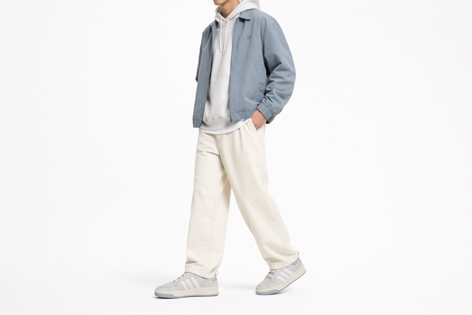 Order adidas 100DB ''Rookgrijs Wit'' HP6899