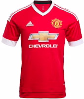 adidas 15-16 Manchester United Training Soccer Tee Red AC1414 adidas 15-16 Manchester United Training Soccer Tee Red AC1414
