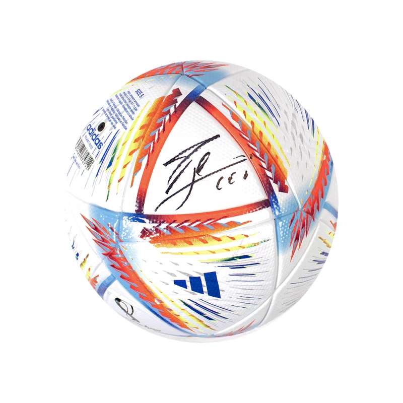 adidas 2022 FIFA World Cup Messi Signed Soccer Ball with ICONS Certificate I1391