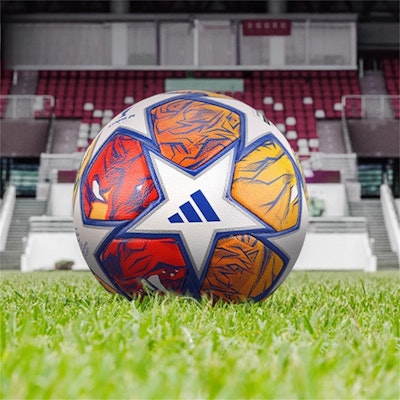 adidas 23/24 Champions League Match Soccer Ball White/Yellow/Red Size 5 Durable IN9333 Details for adidas 23/24 Champions League Match Soccer Ball White/Yellow/Red Size 5 Durable IN9333