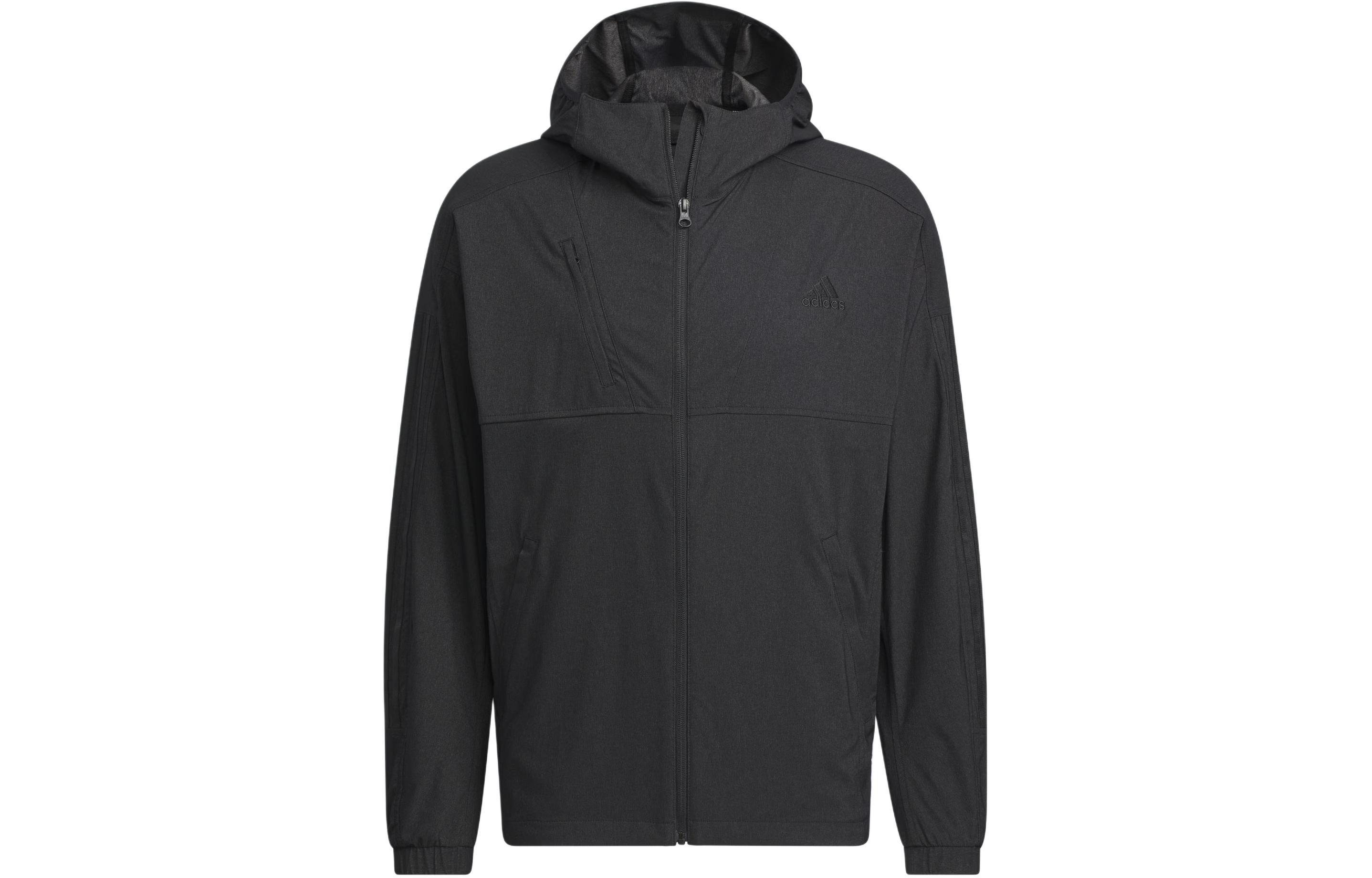 adidas 24/7 Aeroready Black Hooded Track Jacket IS5137